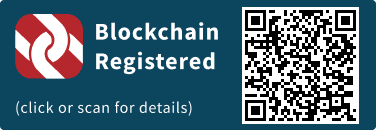 QrCode for Blockchain Registration Graphic