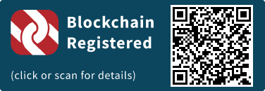 QrCode for Blockchain Registration Graphic