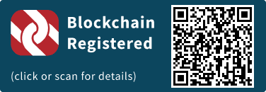 QrCode for Blockchain Registration Graphic