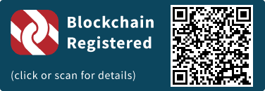 QrCode for Blockchain Registration Graphic
