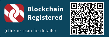 QrCode for Blockchain Registration Graphic