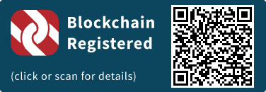 QrCode for Blockchain Registration Graphic