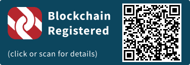 QrCode for Blockchain Registration Graphic