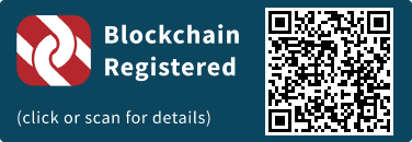 QrCode for Blockchain Registration Graphic