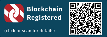 QrCode for Blockchain Registration Graphic