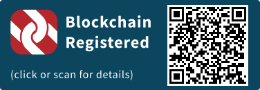 QrCode for Blockchain Registration Graphic