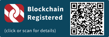 QrCode for Blockchain Registration Graphic