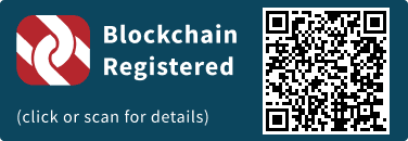 QrCode for Blockchain Registration Graphic