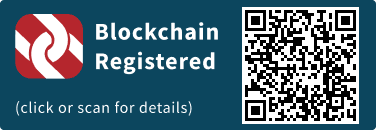 QrCode for Blockchain Registration Graphic