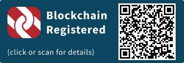 QrCode for Blockchain Registration Graphic