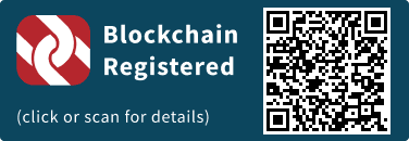 QrCode for Blockchain Registration Graphic