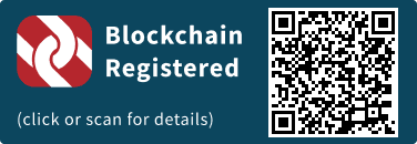 QrCode for Blockchain Registration Graphic