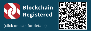 QrCode for Blockchain Registration Graphic