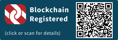 QrCode for Blockchain Registration Graphic