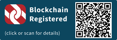 QrCode for Blockchain Registration Graphic
