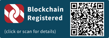 QrCode for Blockchain Registration Graphic
