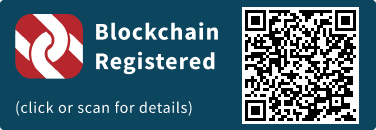 QrCode for Blockchain Registration Graphic