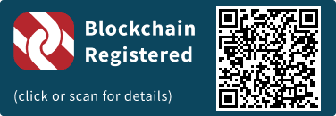 QrCode for Blockchain Registration Graphic