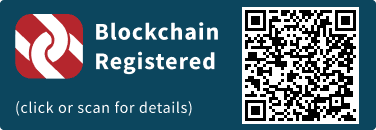 QrCode for Blockchain Registration Graphic