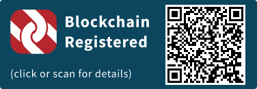 QrCode for Blockchain Registration Graphic