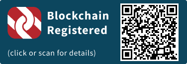QrCode for Blockchain Registration Graphic