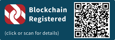 QrCode for Blockchain Registration Graphic