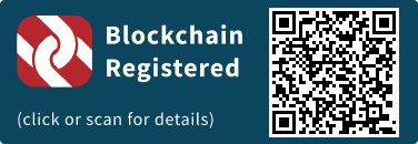 QrCode for Blockchain Registration Graphic