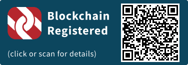 QrCode for Blockchain Registration Graphic