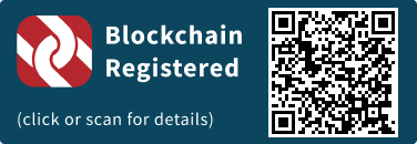 QrCode for Blockchain Registration Graphic