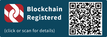 QrCode for Blockchain Registration Graphic