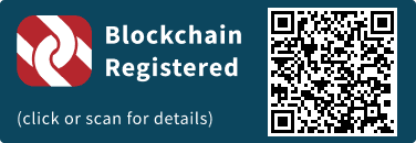 QrCode for Blockchain Registration Graphic