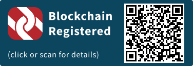 QrCode for Blockchain Registration Graphic