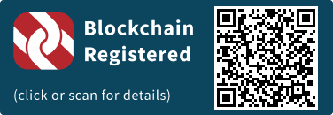 QrCode for Blockchain Registration Graphic