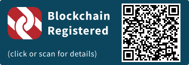 QrCode for Blockchain Registration Graphic