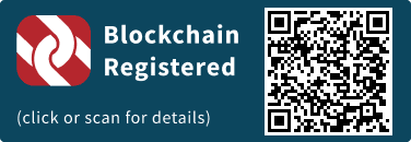 QrCode for Blockchain Registration Graphic