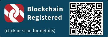 QrCode for Blockchain Registration Graphic