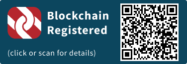 QrCode for Blockchain Registration Graphic