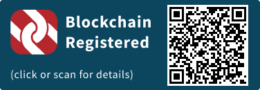 QrCode for Blockchain Registration Graphic