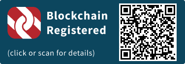 QrCode for Blockchain Registration Graphic