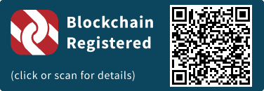 QrCode for Blockchain Registration Graphic