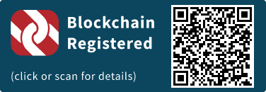 QrCode for Blockchain Registration Graphic
