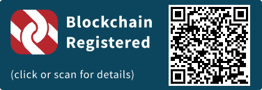 QrCode for Blockchain Registration Graphic