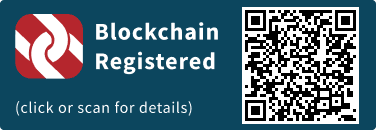 QrCode for Blockchain Registration Graphic