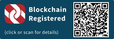 QrCode for Blockchain Registration Graphic