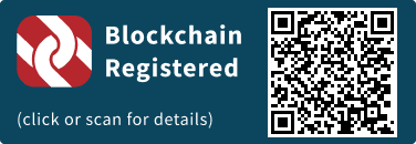 QrCode for Blockchain Registration Graphic