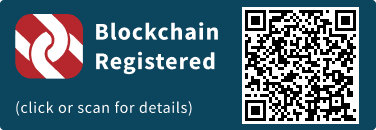 QrCode for Blockchain Registration Graphic