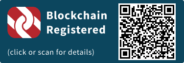 QrCode for Blockchain Registration Graphic