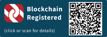 QrCode for Blockchain Registration Graphic