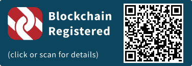 QrCode for Blockchain Registration Graphic