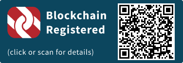 QrCode for Blockchain Registration Graphic